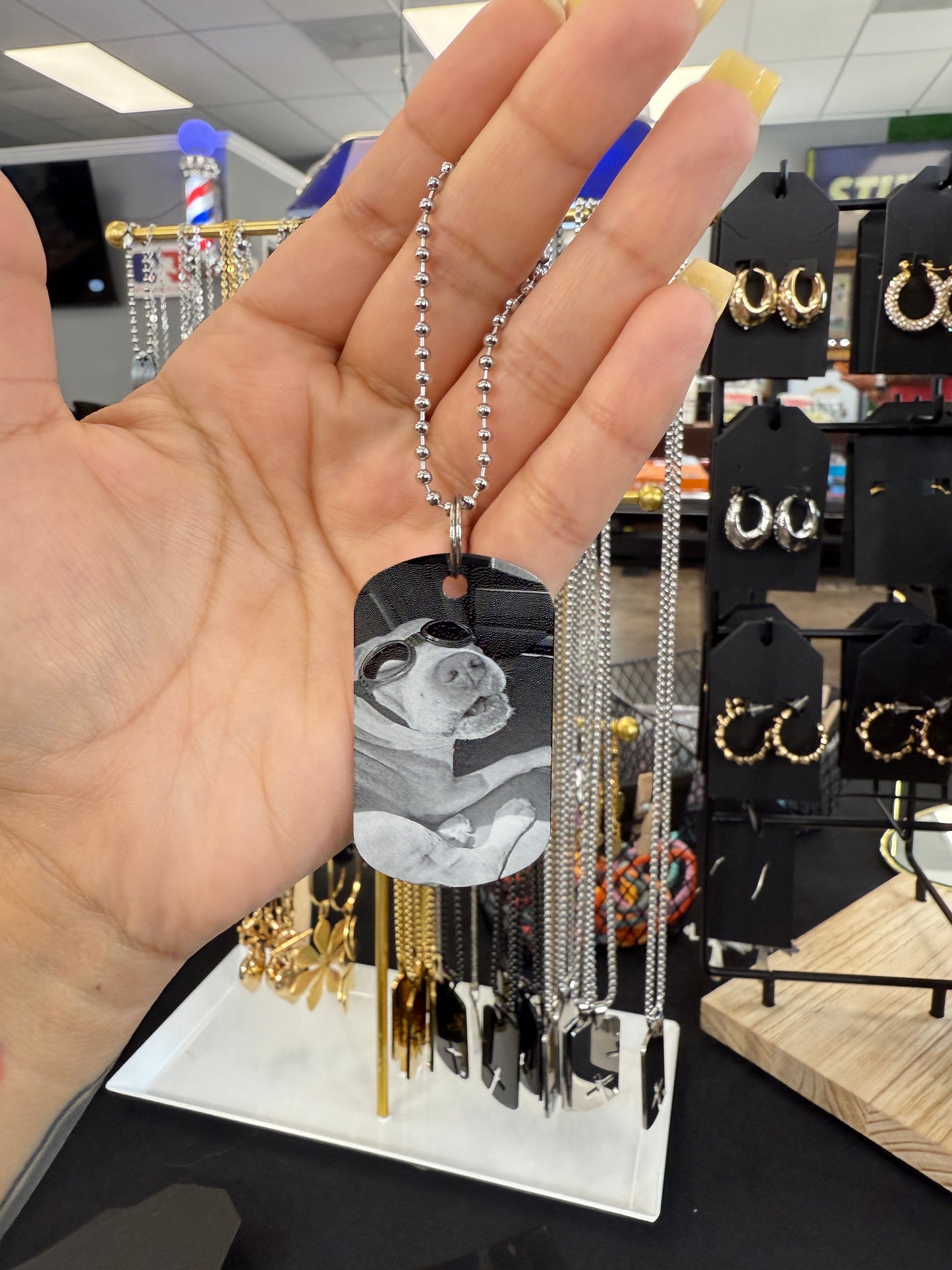 Custom Photo Engraved Keychain – Personalized Memory Keepsake