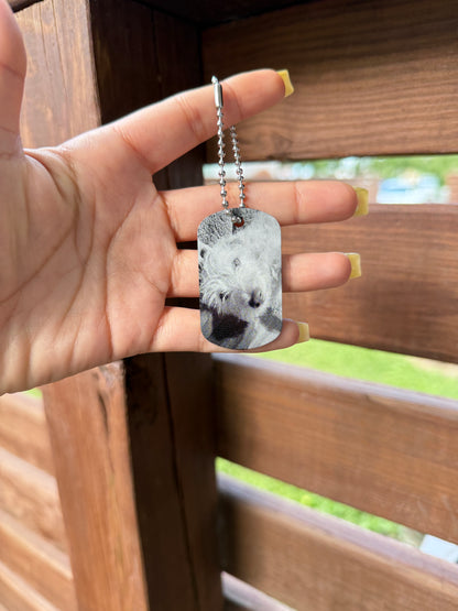 Custom Photo Engraved Keychain – Personalized Memory Keepsake
