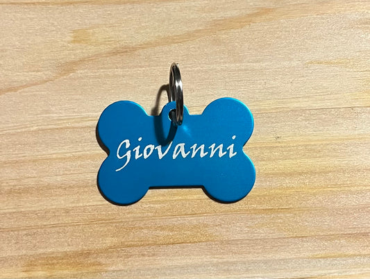 Classic Dog Bone Pet Tag – Custom Engraved ID