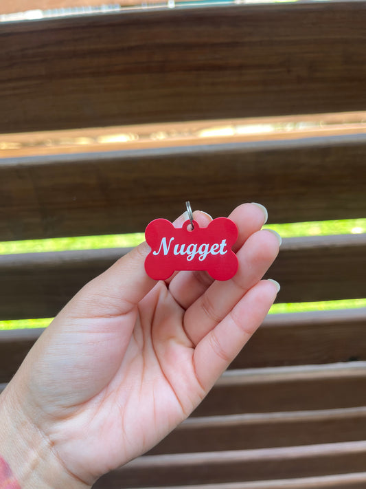Classic Dog Bone Pet Tag – Custom Engraved ID